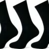 Goedkoopste ❤️ Teckel Comfort Sokken Badstof Zool - Zwart - 40/46 - 3 Pack 💯 -Beenmode Winkel 550x371 2