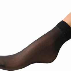 Nieuw 🎉 4 Paar Gabriella Drukvrije Pantysokjes Super, Lycra 15DEN, One Size, Zwart 😀 -Beenmode Winkel 550x410