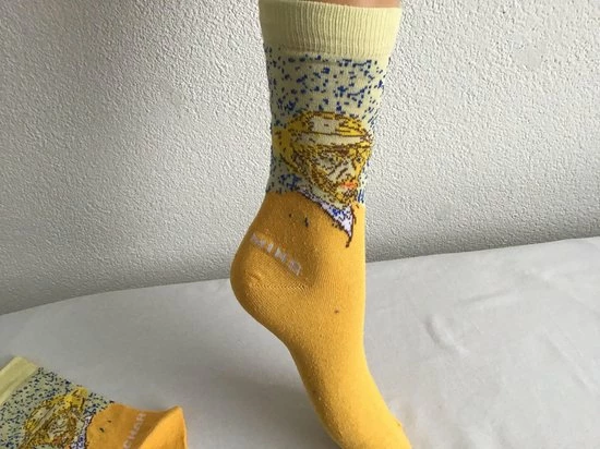 Aanbiedingen π Merkloos Van Gogh Sokken - Kunst Sokken - Zelfportret Met Strohoed - 1 Paar Katoenen Sokken - Maat 36-41 π 5 Aanbiedingen π Merkloos Van Gogh Sokken - Kunst Sokken - Zelfportret Met Strohoed - 1 Paar Katoenen Sokken - Maat 36-41 π - Afbeelding 3