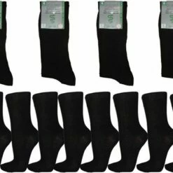 Hete verkoop 👏 Naft Sokken Zonder Elastiek - 8 Paar - Zwart - Maat 39-42 🧨