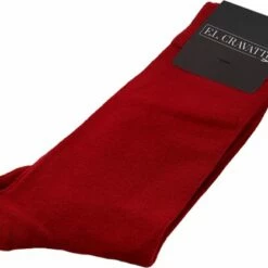 Gloednieuw ❤️ Karmijnrode Sokken - E.L. Cravatte 😍 -Beenmode Winkel 550x417 4