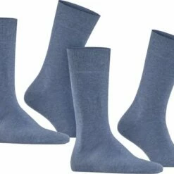 Flash-uitverkoop 👏 Burlington Everyday Herensokken (2-pack) - Katoen - 👖 Jeansblauw - Maat: 40-46 ❤️ -Beenmode Winkel 550x419