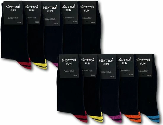 Kopen π 10 Paar Sokken - SQOTTON® - Fun - Stripes - Maat 39-42 π 5 Kopen π 10 Paar Sokken - SQOTTON® - Fun - Stripes - Maat 39-42 π - Afbeelding 3