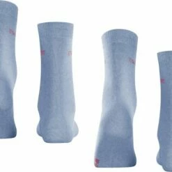 Goedkoop 😀 Esprit Uni 2-Pack Zacht Biologisch Zonder Motief Ondoorzichtig Mid-rise Comfortabel Set Katoen Multipack Blauw Dames Sokken - Maat 35-38 🌟 -Beenmode Winkel 550x421 1