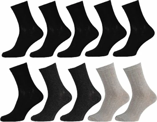 Uitgang β Apollo Sokken Heren - Sokken Dames - Unisex - Zwart - Maat 36/41 - 10 Paar π 6 Uitgang β Apollo Sokken Heren - Sokken Dames - Unisex - Zwart - Maat 36/41 - 10 Paar π - Afbeelding 4