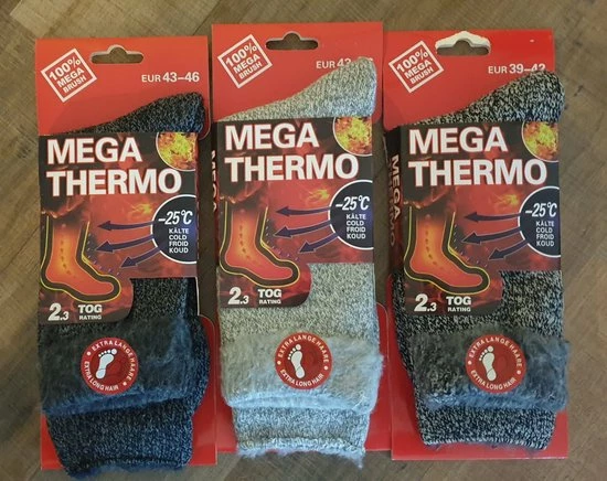 Korting π Merkloos 5 Paar - Mega Thermo Sokken - 43-46 - Naadloos - Werksokken - Huissokken - Unisex - Warme Voetensokken β 4 Korting π Merkloos 5 Paar - Mega Thermo Sokken - 43-46 - Naadloos - Werksokken - Huissokken - Unisex - Warme Voetensokken β - Afbeelding 2