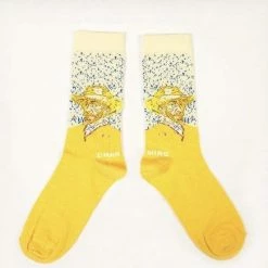 Aanbiedingen ๐ Merkloos Van Gogh Sokken - Kunst Sokken - Zelfportret Met Strohoed - 1 Paar Katoenen Sokken - Maat 36-41 ๐