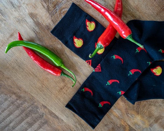 Nieuw π Sock-it Sock It-spicy 𧦠Socks-peper Sokken- Vlammen Sokken- Bundelpak π 6 Nieuw π Sock-it Sock It-spicy 𧦠Socks-peper Sokken- Vlammen Sokken- Bundelpak π - Afbeelding 4