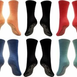 Hete verkoop ๐ Belucci Anti Slip Huis-sokken Set Van 6 Paar Maat 35-38 ๐