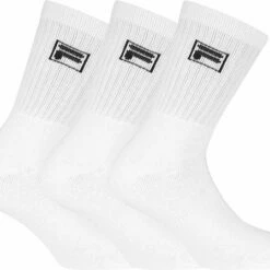 Flash-uitverkoop 🔥 FILA 3P Sokken Full Terry Icon Wit - 43-46 🎉