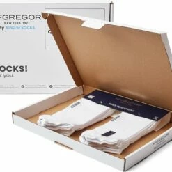 Uitgang 👏 McGregor 👟 Sneakersokken Dames | 6 Paar | Maat 36-42 | 👟 Sneaker Sok Wit/Zwart | Witte Enkelsokken 💯 -Beenmode Winkel 550x457 1