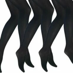 Beste Pirce ⌛ Merkloos 3 Pack - Iris Panty - 60 Denier - Zwart - 38-40 🥰