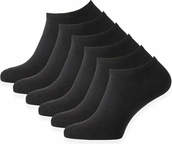 Coupon π Merkloos Zwarte Enkelsokken - Maat 39/42 - 6 Paar - Naadloos - Katoen π 4 Coupon π Merkloos Zwarte Enkelsokken - Maat 39/42 - 6 Paar - Naadloos - Katoen π - Afbeelding 2