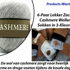 Promo โญ Merkloos Cashmere Wollen Sokken 6-Paar In 3-Kleuren-Maat 39-42 ๐