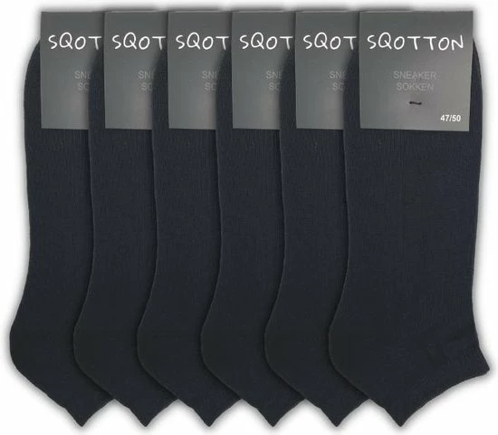 Beste recensies van π 6 Paar Badstof π Sneakersokken - SQOTTON - Zwart - Maat 47-50 π 5 Beste recensies van π 6 Paar Badstof π Sneakersokken - SQOTTON - Zwart - Maat 47-50 π - Afbeelding 3