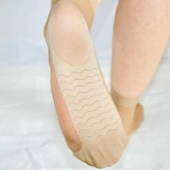 Goedkoopste 🎉 2 Pack Fiore Gladde Pantysokjes Met Massage-effect Massage 🧦 Socks 40DEN, Natural-beige, One Size 👏