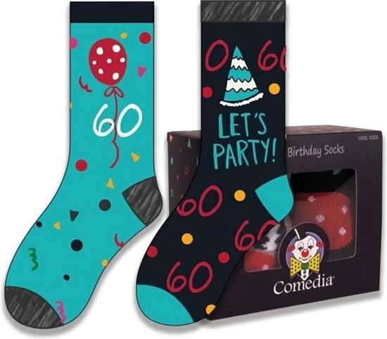 Hete verkoop β Witbaard Cadeausokken 60 Jaar Polykatoen Blauw/zwart 2-delig π 3 Hete verkoop β Witbaard Cadeausokken 60 Jaar Polykatoen Blauw/zwart 2-delig π