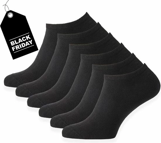 Coupon π Merkloos Zwarte Enkelsokken - Maat 39/42 - 6 Paar - Naadloos - Katoen π 3 Coupon π Merkloos Zwarte Enkelsokken - Maat 39/42 - 6 Paar - Naadloos - Katoen π