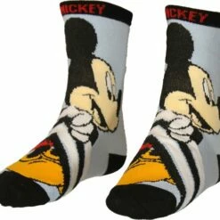 Beste Pirce 🔥 POPMERCH Mickey Mouse Kids 3 Paar Sokken Set Blauw/Grijs/Rood 🛒 -Beenmode Winkel 550x496 1