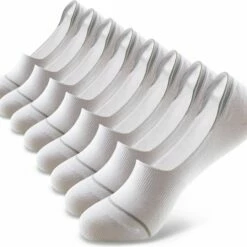 Goedkoop 🎁 Onzichtbare Sokken Met Verstevigende Zool - Wit - 8 Pack - Monfoot 🎉