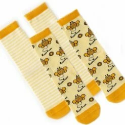 Nieuw 😍 BiggDesign Milk & Moo Damessokken - 4 Paar - Katoen 😍 -Beenmode Winkel 550x498