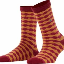 Begroting 😀 Burlington Chesterfield Sokken Dames 27122 8010 Wine 36-41 🔔