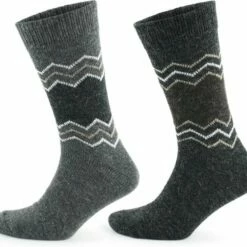 Begroting 🔥 GoWith-wollen Sokken-alpaca Sokken-huissokken-2 Paar-warme Sokken-wintersokken-thermosokken-huissokken-grijs-antraciet-maat 39-42 🎉