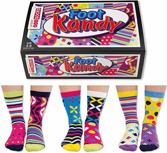 Beste Verkoop π United Oddsocks Snoep Dames Sokken 6 Verschillende In Een Doos 37-42 ODDSocks π₯° 6 Beste Verkoop π United Oddsocks Snoep Dames Sokken 6 Verschillende In Een Doos 37-42 ODDSocks π₯° - Afbeelding 4