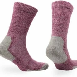 Groothandel 🧨 Norfolk - Tenderhold - Softfit - Gedempte - Diabetes En Oedeemvriendelijke Merinowol En Bamboe Wandelsokken - Fuchsia - Maat 35-38 - Alfie ✨