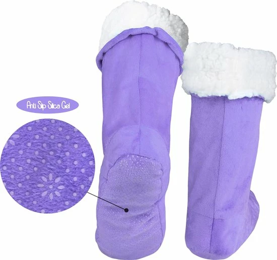 Beste Verkoop 🤩 JAXY Huissokken - Verwarmde Sokken - Sloffen - Anti Slip Sokken - Warme Sokken - Fleece Sokken - Dikke Sokken - Fluffy Sokken - Pantoffels - Slof Sokken - Maat M/L - Paars ✔️ 8 Beste Verkoop 🤩 JAXY Huissokken - Verwarmde Sokken - Sloffen - Anti Slip Sokken - Warme Sokken - Fleece Sokken - Dikke Sokken - Fluffy Sokken - Pantoffels - Slof Sokken - Maat M/L - Paars ✔️ - Afbeelding 6