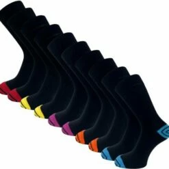 Beenmode Winkel 21 Kopen 👍 10 Paar Sokken - SQOTTON® - Fun - Stripes - Maat 39-42 😍