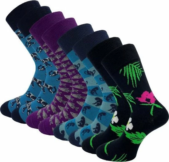 Beste Verkoop π― 8 Paar SQOTTON - Naadloze Sokken - Tropical - Maat 41-46 β€οΈ 3 Beste Verkoop π― 8 Paar SQOTTON - Naadloze Sokken - Tropical - Maat 41-46 β€οΈ