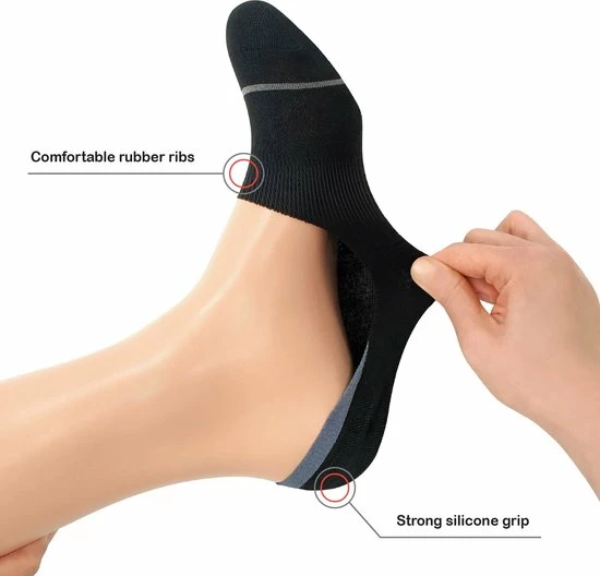 Goedkoop π Onzichtbare Sokken Met Verstevigende Zool - Wit - 8 Pack - Monfoot π 4 Goedkoop π Onzichtbare Sokken Met Verstevigende Zool - Wit - 8 Pack - Monfoot π - Afbeelding 2