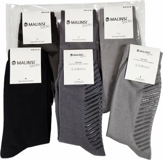 Korting π Malinsi Sokken Antislip 3-Pack - 3 Paar Donkere Kleuren Maat 42-46 - Huissokken Dames En Heren Anti Slip βοΈ 6 Korting π Malinsi Sokken Antislip 3-Pack - 3 Paar Donkere Kleuren Maat 42-46 - Huissokken Dames En Heren Anti Slip βοΈ - Afbeelding 4