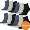 Gloednieuw 🔥 Puma Quarter Sokken Plain 12-pack Navy / Grey / Nightshadow Blue 😉 -Beenmode Winkel 550x544 3