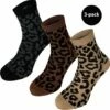 Beste Pirce 😍 Merkloos Rameli Dames Panter Thema - Zonder Voelbare Teennaad - 3-pack - Bruin/Zwart - Maat 36-41 ❤️ -Beenmode Winkel 550x549 1