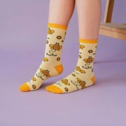 Nieuw 😍 BiggDesign Milk & Moo Damessokken - 4 Paar - Katoen 😍 -Beenmode Winkel 550x550 133