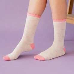 Nieuw 😍 BiggDesign Milk & Moo Damessokken - 4 Paar - Katoen 😍 -Beenmode Winkel 550x550 138