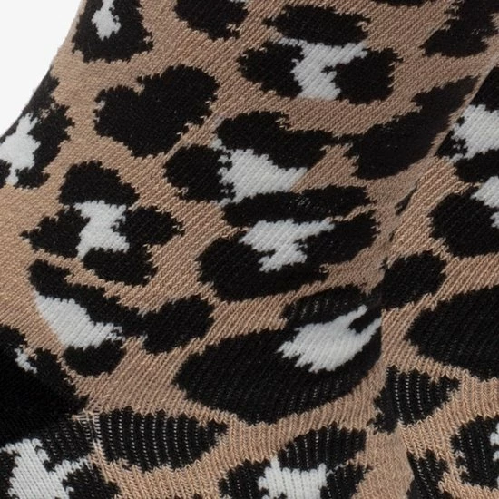 Goedkoop ⭐ Scapino 1 Paar Dames Antislip Sokken Met Luipaardprint - Bruin - Maat 39/42 ❤️ 4 Goedkoop ⭐ Scapino 1 Paar Dames Antislip Sokken Met Luipaardprint - Bruin - Maat 39/42 ❤️ - Afbeelding 2