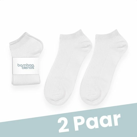 Uitgang β€οΈ Bamboo Blends Bamboe Enkelsokken - Maat 41-44 - 2 Paar - Wit π 3 Uitgang β€οΈ Bamboo Blends Bamboe Enkelsokken - Maat 41-44 - 2 Paar - Wit π
