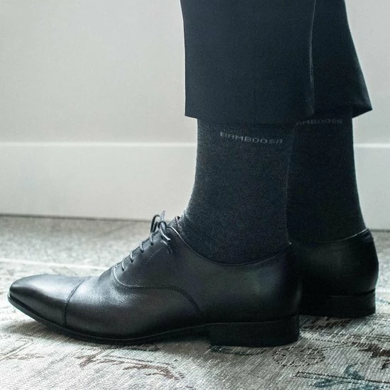 Gloednieuw π€© Bamboe Sokken | Anti-zweet Sokken | Naadloze Sokken | 4 Paar - Antraciet | Maat: 43-45 | Merk: Bamboosa π 3 Gloednieuw π€© Bamboe Sokken | Anti-zweet Sokken | Naadloze Sokken | 4 Paar - Antraciet | Maat: 43-45 | Merk: Bamboosa π - Afbeelding 2