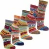 Beste deal ✔️ SOCKS4FUN Dames Sokken "Hygge"- Scandinavisch Kleurrijk Design- Dikke, Verwarmende Kwaliteit- Maat 27/30 - 3 Paar 😍 -Beenmode Winkel 550x554 1