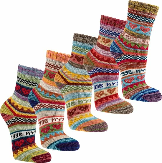 Beste deal βοΈ SOCKS4FUN Dames Sokken "Hygge"- Scandinavisch Kleurrijk Design- Dikke, Verwarmende Kwaliteit- Maat 27/30 - 3 Paar π 3 Beste deal βοΈ SOCKS4FUN Dames Sokken "Hygge"- Scandinavisch Kleurrijk Design- Dikke, Verwarmende Kwaliteit- Maat 27/30 - 3 Paar π