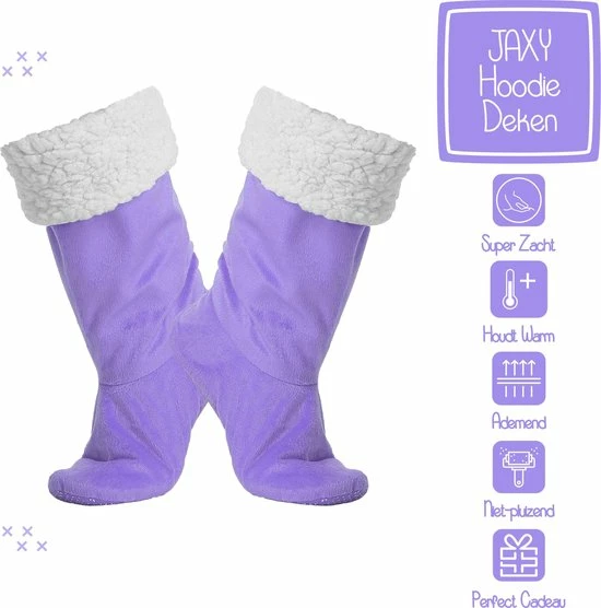 Beste Verkoop 🤩 JAXY Huissokken - Verwarmde Sokken - Sloffen - Anti Slip Sokken - Warme Sokken - Fleece Sokken - Dikke Sokken - Fluffy Sokken - Pantoffels - Slof Sokken - Maat M/L - Paars ✔️ 4 Beste Verkoop 🤩 JAXY Huissokken - Verwarmde Sokken - Sloffen - Anti Slip Sokken - Warme Sokken - Fleece Sokken - Dikke Sokken - Fluffy Sokken - Pantoffels - Slof Sokken - Maat M/L - Paars ✔️ - Afbeelding 2