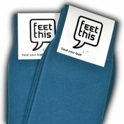 Begroting 🤩 Feet This Sokken Perzisch Blauw - Gekleurde Effen Sokken - Sokken Dames - Sokken Heren - Lange Sokken - Sokken Jongens - Sokken Meiden - Middellang - Maat 43-46 👏 -Beenmode Winkel 550x560 4