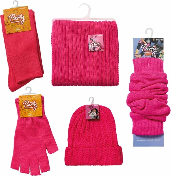 Nieuw π Carnaval Voordeelpakket Neon Roze | Muts | Sjaal | Sokken | Beenwarmers | Vingerloze Handschoenen | 5 Stuks | Carnavalskleding | Apollo π₯ 4 Nieuw π Carnaval Voordeelpakket Neon Roze | Muts | Sjaal | Sokken | Beenwarmers | Vingerloze Handschoenen | 5 Stuks | Carnavalskleding | Apollo π₯ - Afbeelding 2