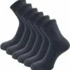 Gloednieuw 🔔 6 Paar Badstof Quarter 👟 Sneakersokken - SQOTTON - Grijs - Maat 39-42 😀 -Beenmode Winkel 550x572