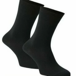 Groothandel ⭐ Merkloos 5 Paar Bamboe Sokken Maat 43-46 Kleur Zwart 🔥