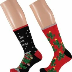 Kopen ✔️ Apollo 2-Pack Fouten Dames Kerstsokken Cactus - Maat 36-41 ✔️