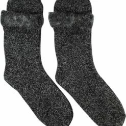 Korting 😍 GoWith - Wollen Sokken - Noorse Sokken - 1 Paar - Warme Sokken - Huis Sokken - Winter Sokken - Heren Sokken - Sokken Dames - Harige Sokken - Kleur Antraciet - Maat 39-42 🔥 -Beenmode Winkel 550x594 2